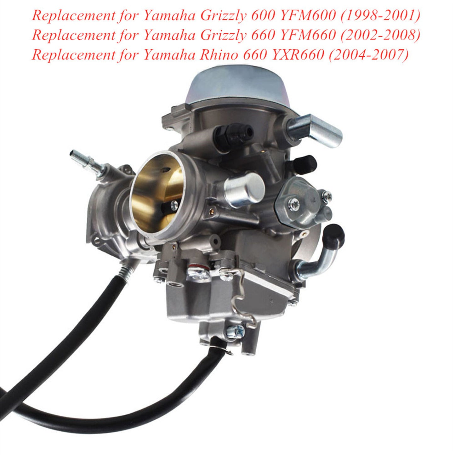 munirater ATV Carburetor Carb Replacement for Yamaha Grizzly 600 660 YFM600 YFM660 Yamaha Grizzly 660