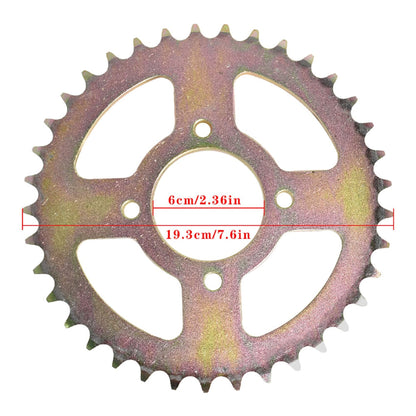 munirater 44in/112mm Kart Rear Axle Sleeve Sprocket Brake Hub Replacement for Go Kart