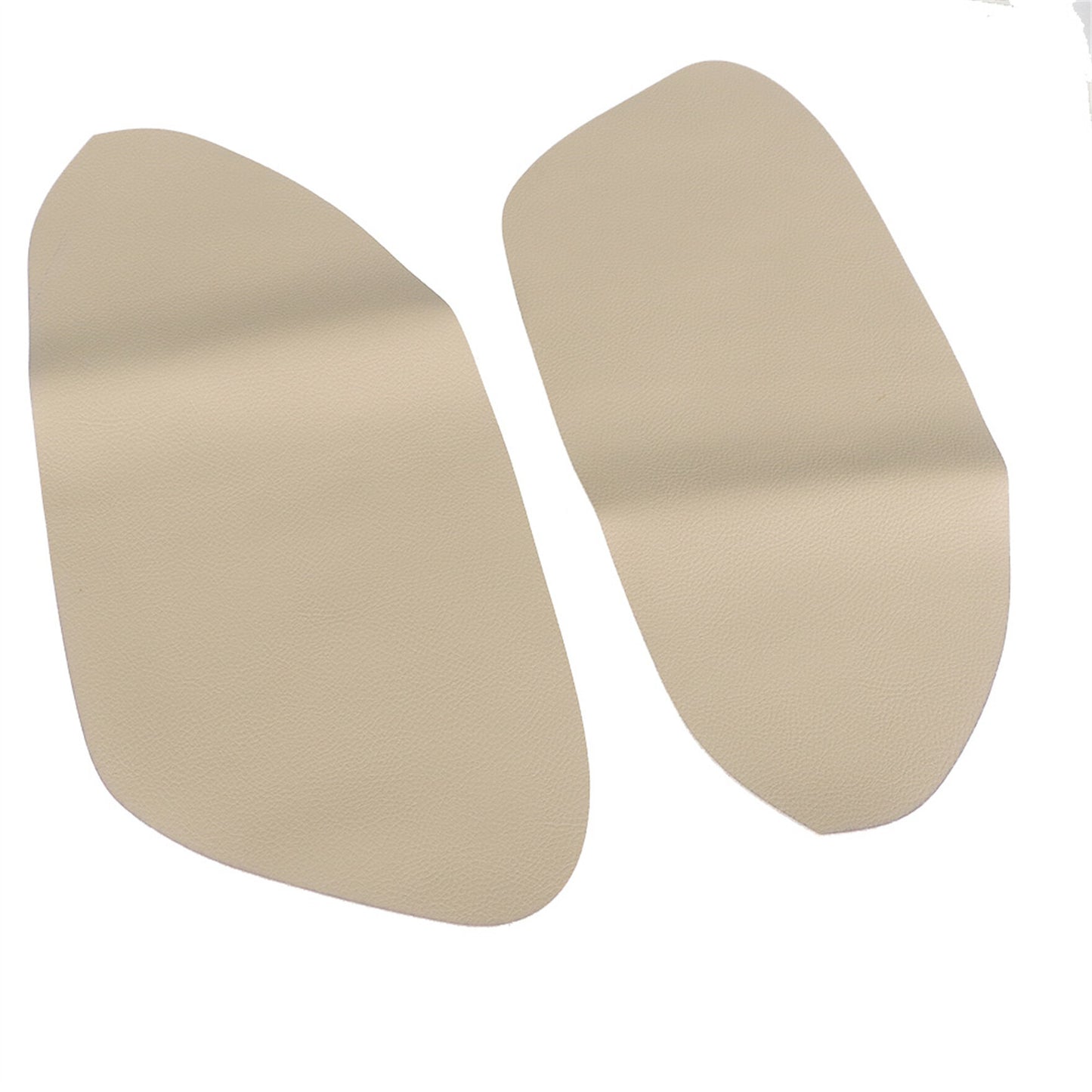 munirater Leather Door Panels Armrest Skin Cover (2PCS) Beige Replacement for 2008-2012 Honda Accord Sedan