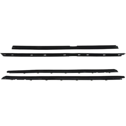 Window Weatherstrip Molding Kit for 1990-1996 Chevrolet Corvette, 4-Piece