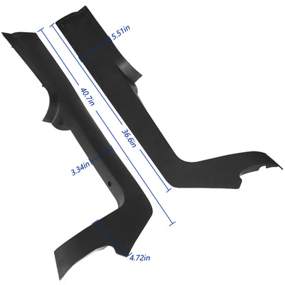 munirater Floormat Retainer Side Panel Set Replacement for Precedent Tempo Onward 105314001 105314101