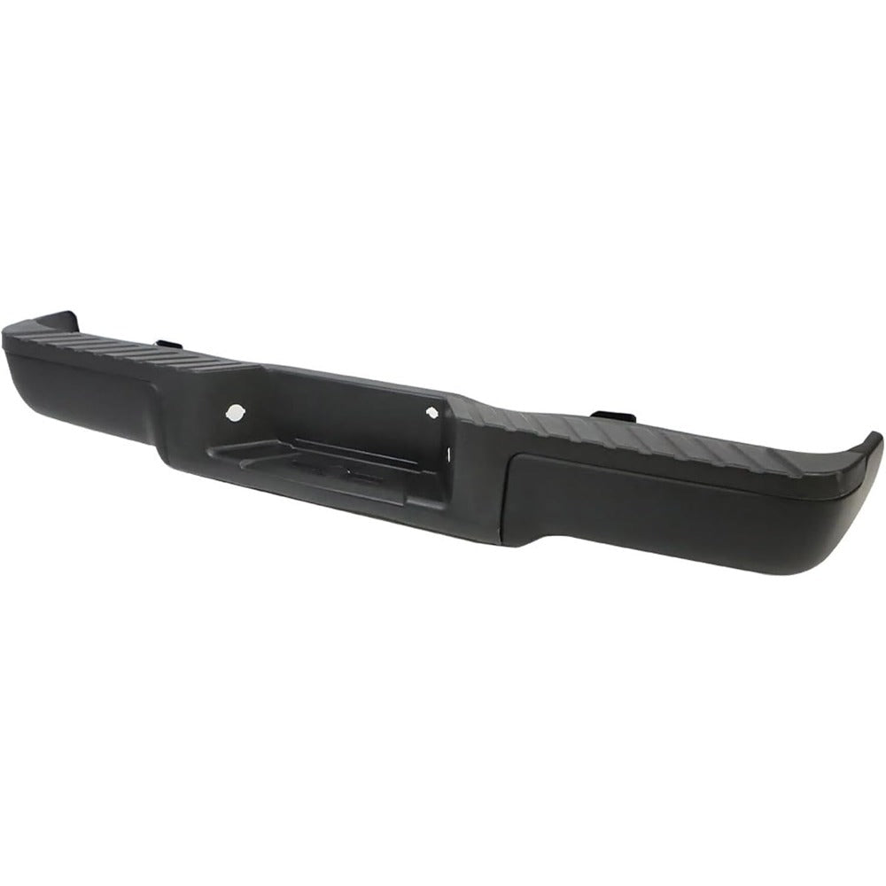 Black Rear Bumper Assembly for Ford F-150 2009-2014, without Sensor Holes, 9L3Z17787A
