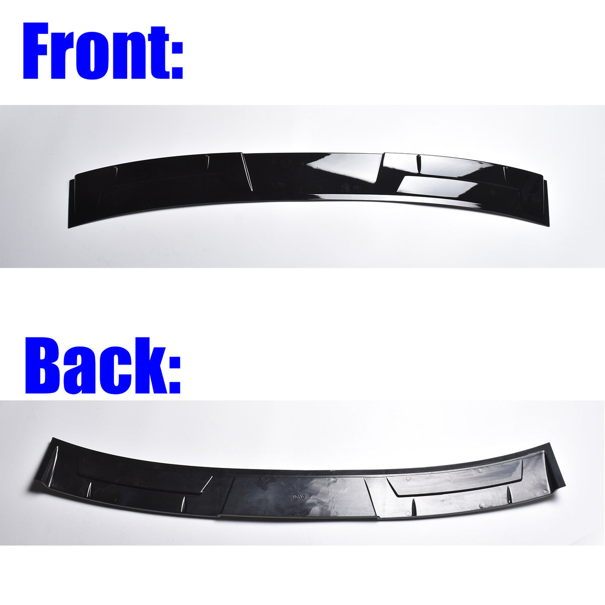 munirater Gloss Black Rear Window Roof Wing Spoiler Replacement for 18 19 20 Accord 4DR JDM Style