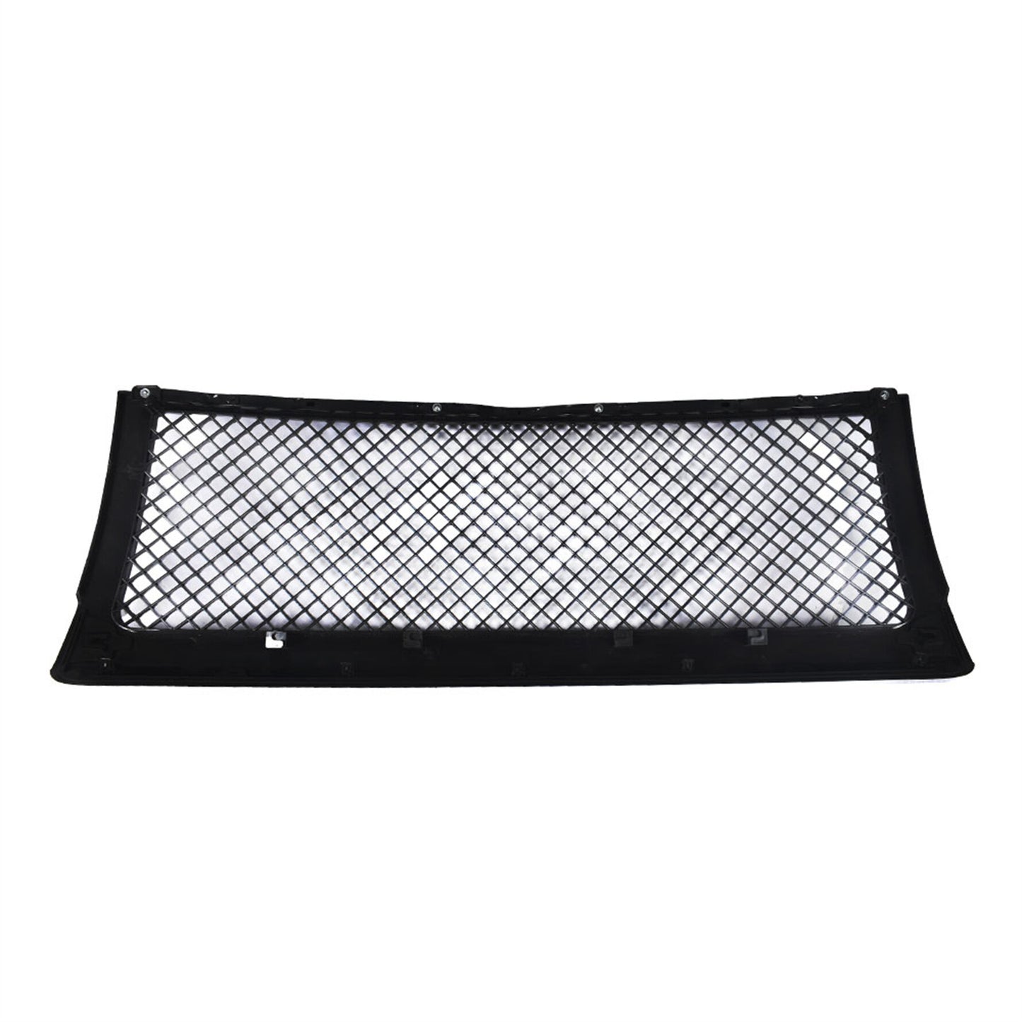 munirater Glossy Black Mesh Front Bumper Hood Upper Grille Replacement for 2009-2014 F-150 9L3Z8200A