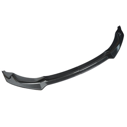 munirater Front Bumper Splitter Lip Kit Plastic Carbon Fiber Black CS Style Replacement for 2015 2016 2017 2018 2019 F80 F82 F83 M4 M3