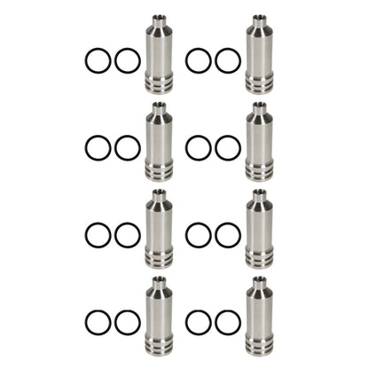 munirater 8-Pack Injector Cup Replacement for 2001-2004 Gm 6.6L Duramax Chevrolet/GMC Models w/O-rings