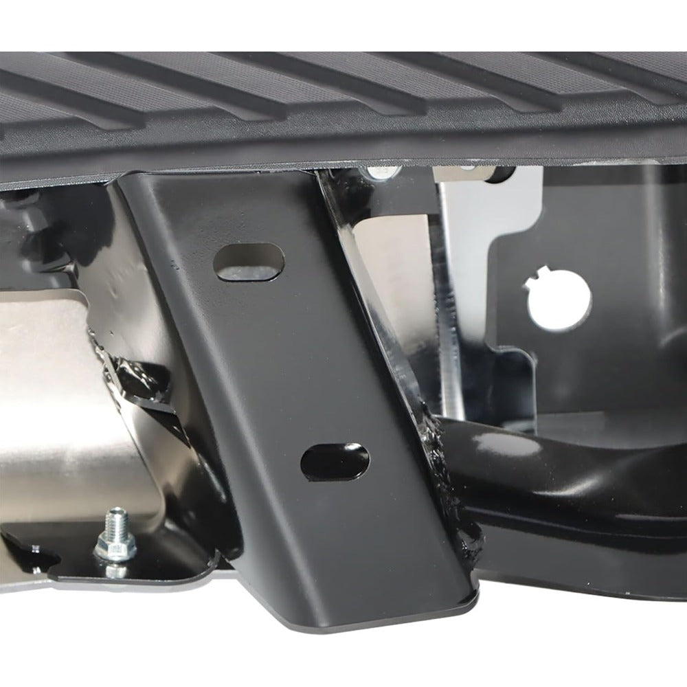 Chrome Rear Step Bumper Assembly for Ford F-150 2009-2014, with Sensor Holes