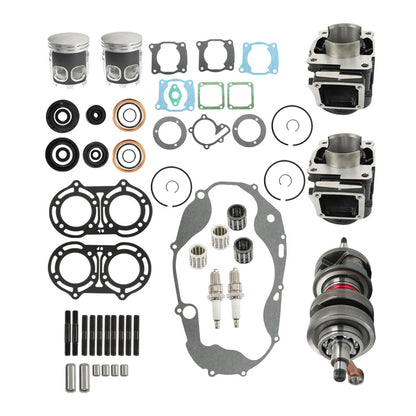 Cylinder Piston & Top End Gasket Kit for Yamaha Banshee 350 YFZ350 1987-2006