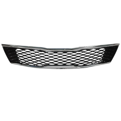 munirater Front Upper Bumper Grille Assembly Black Chrome Plastic Replacement for 2016-2018 Optima Sedan 4-Door 86350-D5020 KI1200189