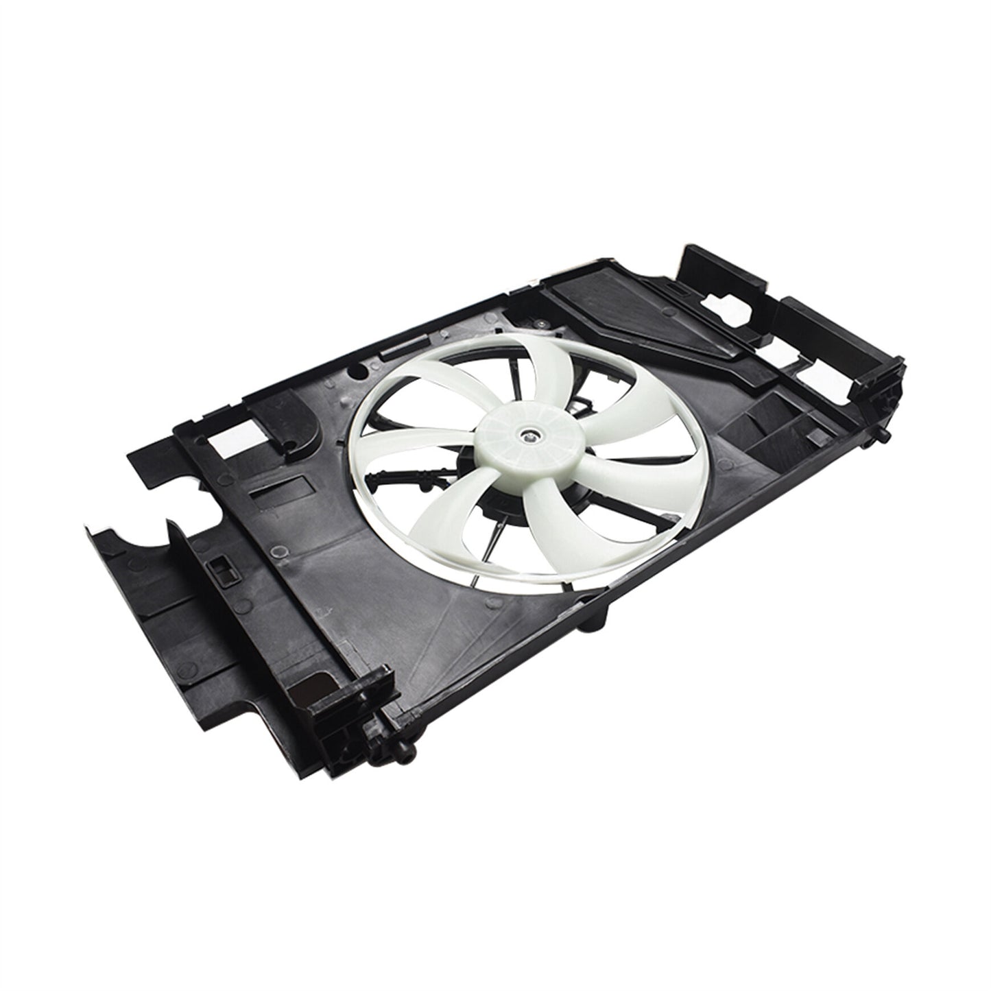 munirater Engine Radiator Condenser Cooling Fan Assembly Replacement for 2012-2019 Prius C TO3115180 1636121120 621-370 12V Black