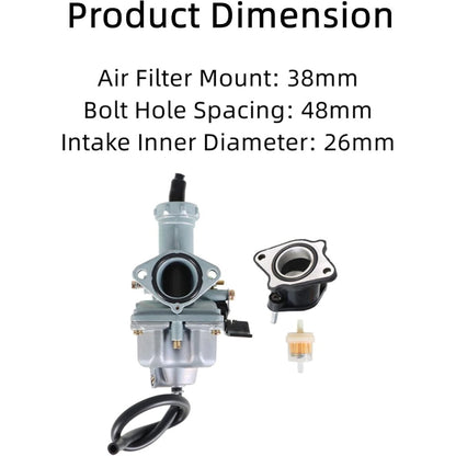 Carburetor for Honda XR200 XR200R XR100 XR100R XL100 XL100S CRF100F