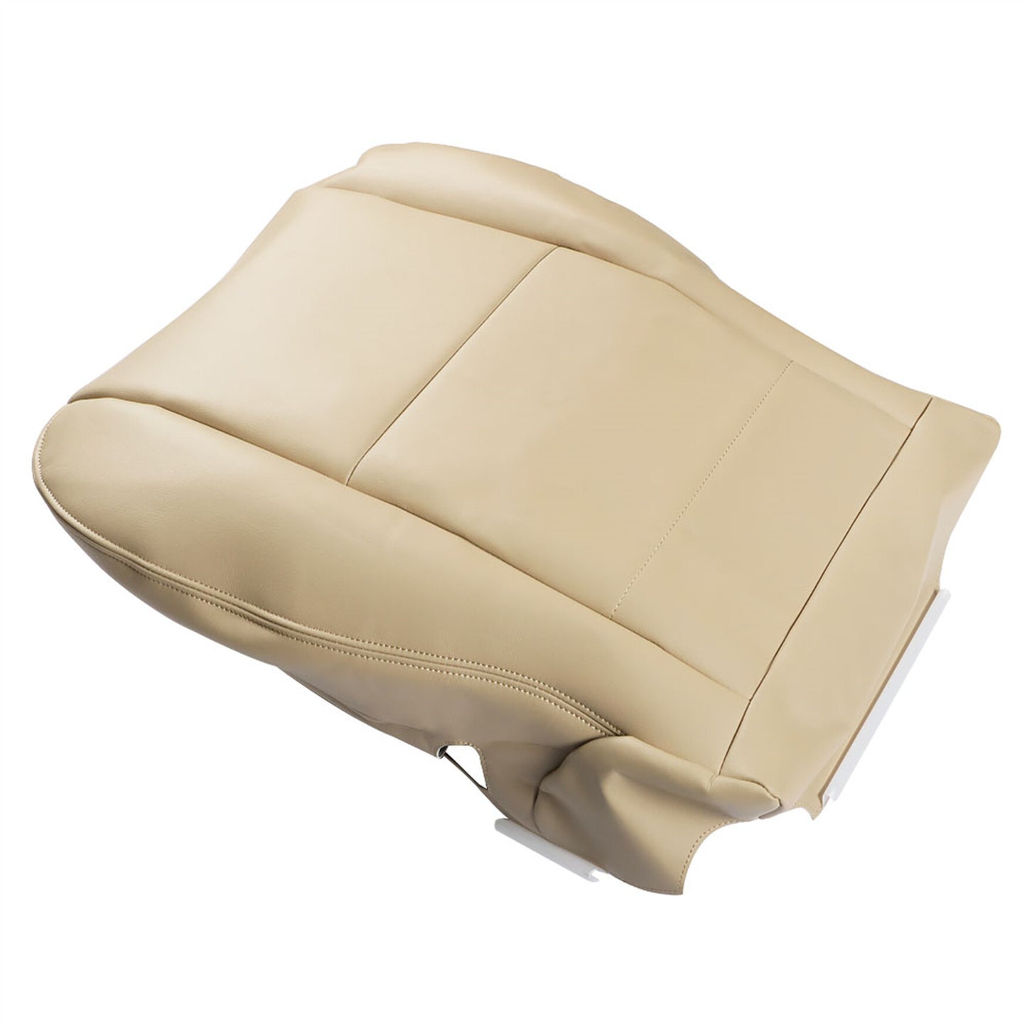 munirater Driver Side Beige Leather Seat Cover Replacement for 2000-2004 Toyota Tundra Seqouia