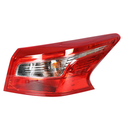 munirater Outer Tail Light Lamp Red/Clear For 2016 2017 2018 Nissan Sentra Passenger Side