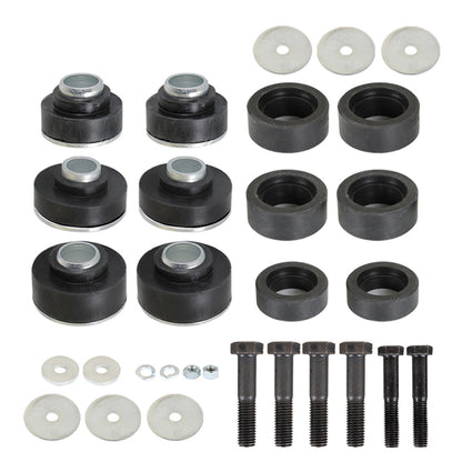 Subframe Mount Bushing Kit with Hardwares Replacement for 1967-1981 Camaro, 1967-1972 Firebird, 1968-1974 Nova