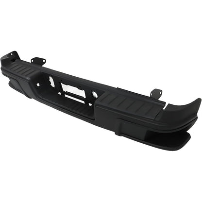 Black Rear Step Bumper for Chevrolet Colorado & GMC Canyon 2015-2019, without Sensor Holes, GM1103180