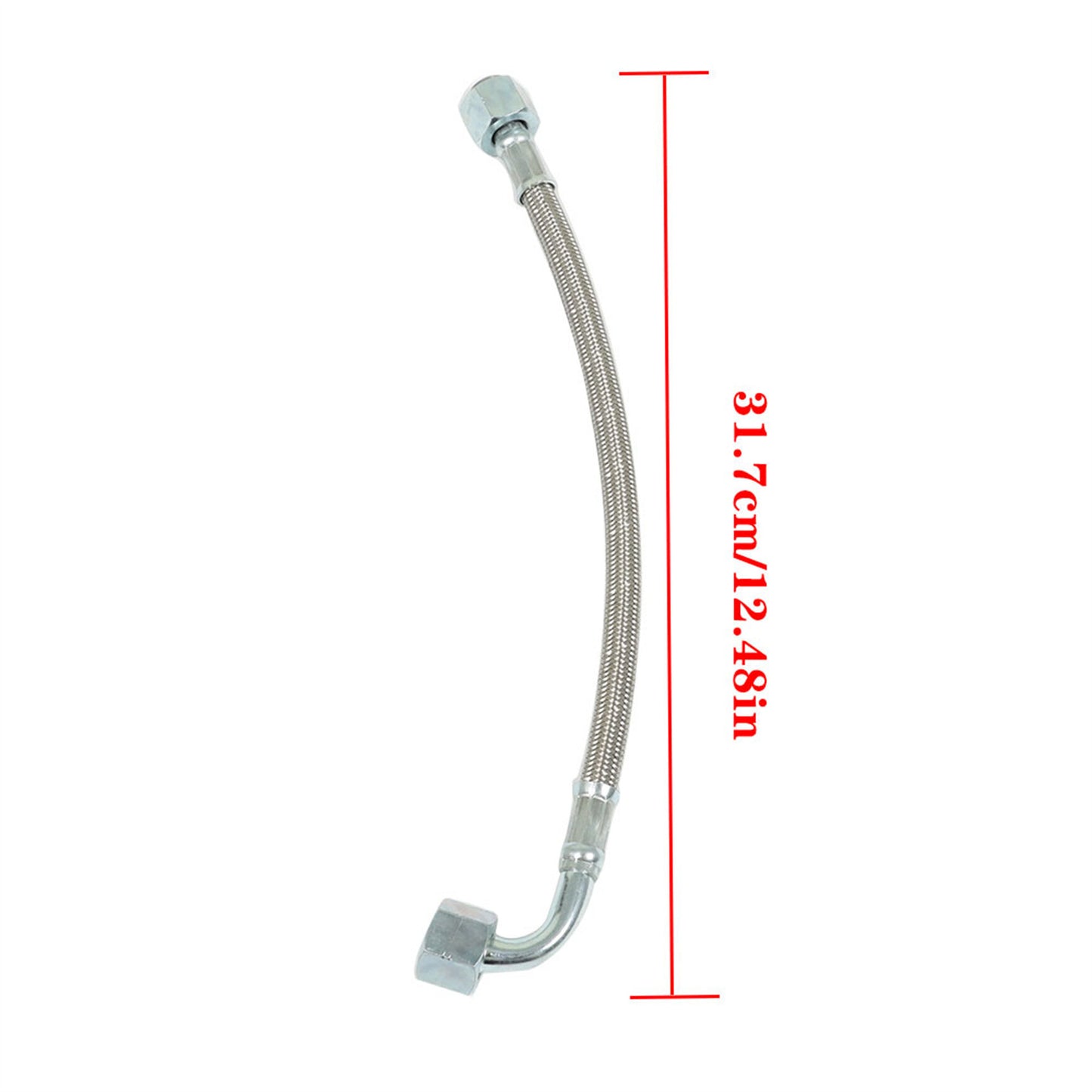 munirater Turbo Oil Feed Line Tube w/Connectors Replacement for Ram 5.9L 6.7L Cummins 2003-2019