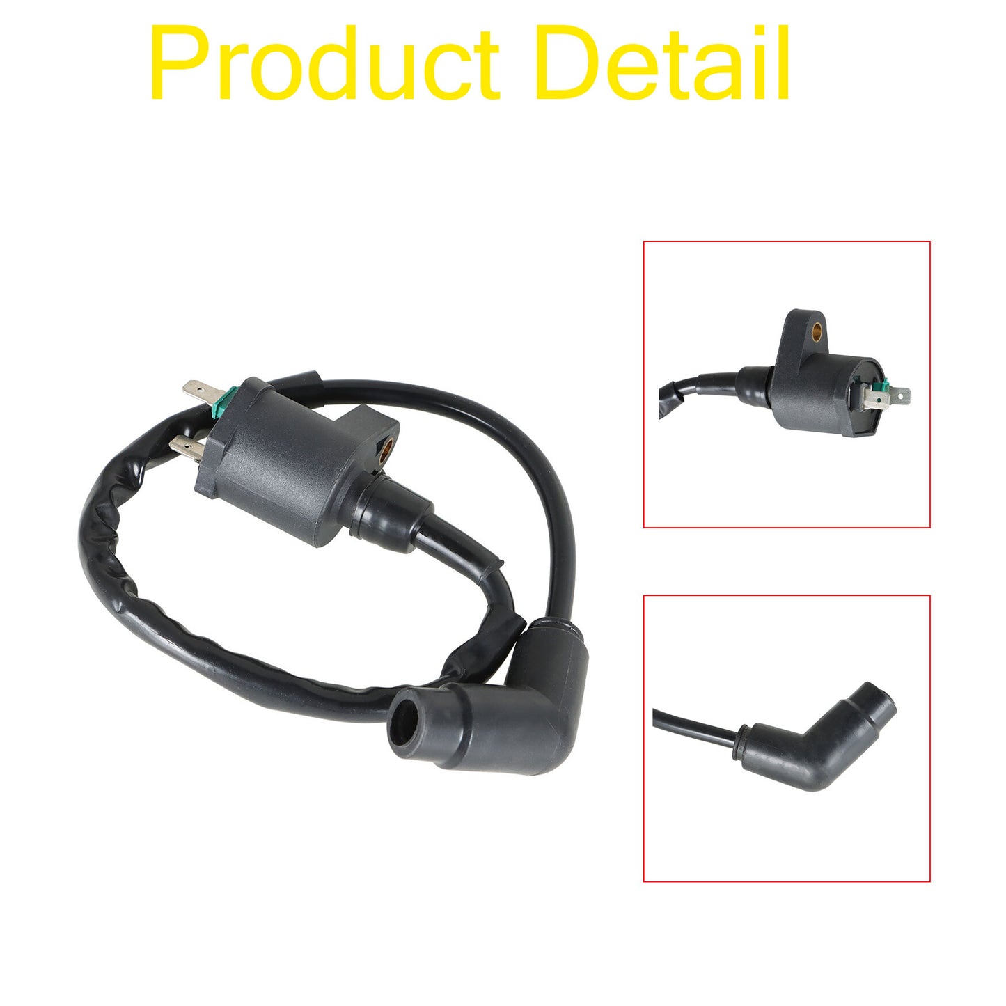 munirater Black and white CDI Ignition Coil Replacement for Recon 250 TRX250TM Sportrax 250 TRX250EX 2009-2020 30410-HN6-000