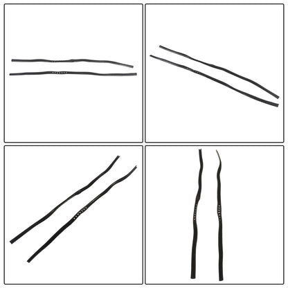 Door & Window Weatherstrip Seal Kit for Jeep CJ7 & Wrangler YJ, 10-Piece