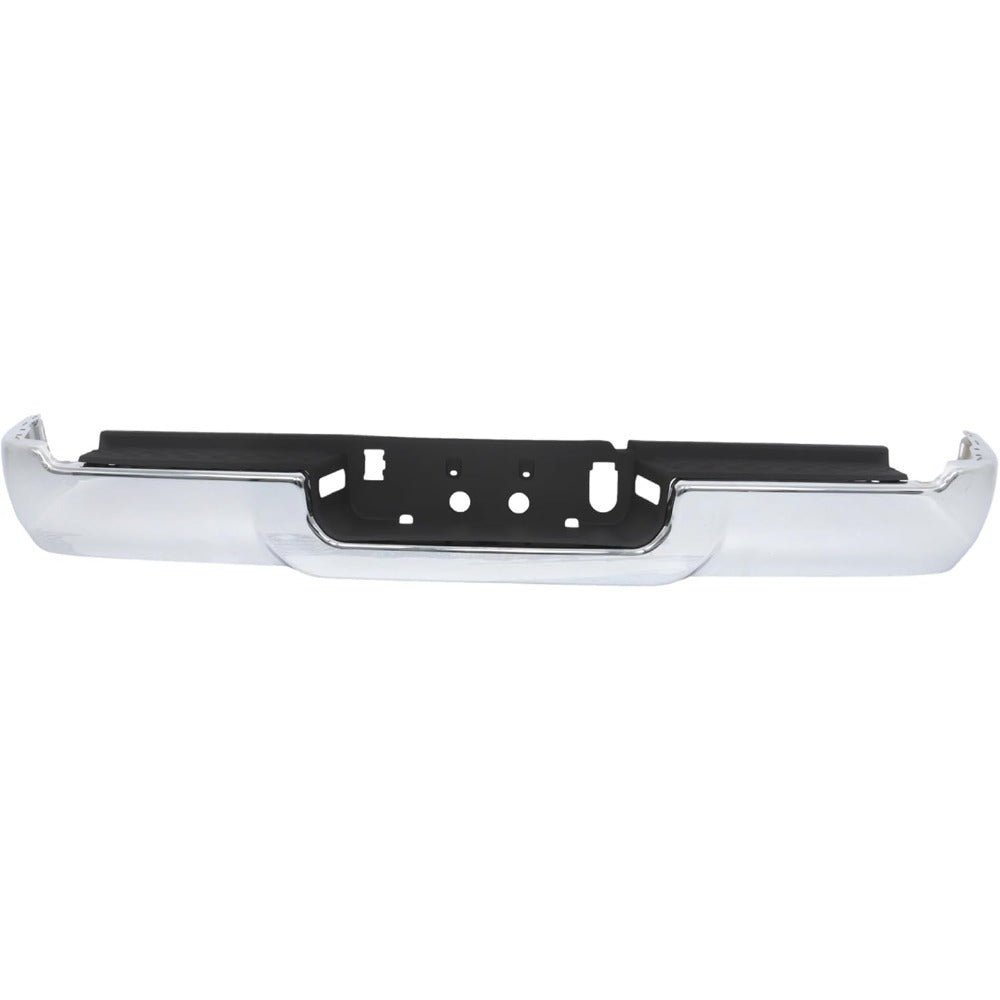 Chrome Rear Bumper Face Bar and Step Pad Kit for Ram 2500 / 3500 2019-2024