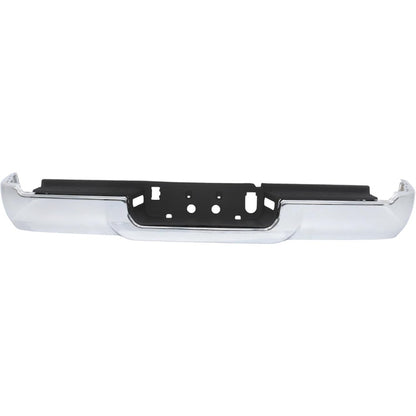 Chrome Rear Bumper Face Bar and Step Pad Kit for Ram 2500 / 3500 2019-2024