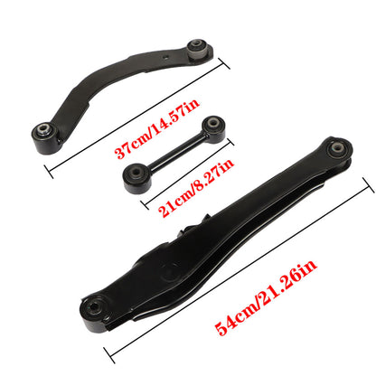 munirater Rear Upper Lower Control Arms Lateral Toe Arms Replacement for Compass Patriot Caliber