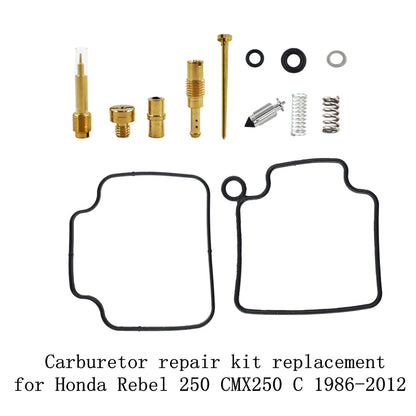 munirater Carburetor Repair Rebuild Kit Replacement for CMX250C CMX250 1985-2012