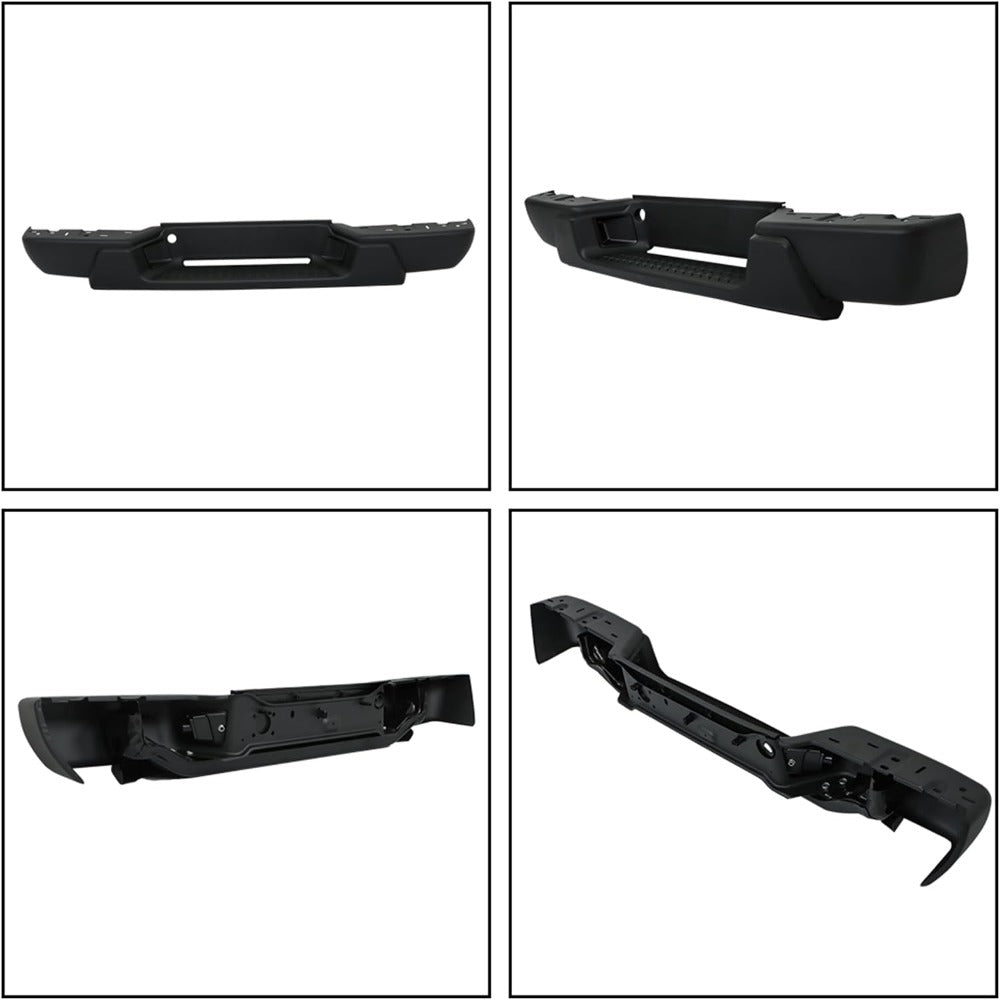 Black Steel Rear Step Bumper for Chevrolet Colorado & GMC Canyon 2008-2012, GM1103157