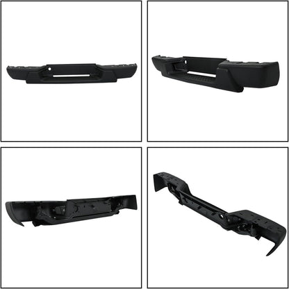 Black Steel Rear Step Bumper for Chevrolet Colorado & GMC Canyon 2008-2012, GM1103157