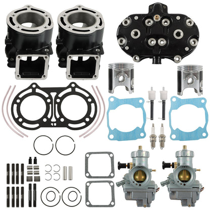 Cylinder Piston Carburetor & Gasket Kit for Yamaha Banshee 350 YFZ350 1987-2006