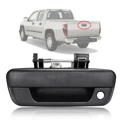 munirater Tailgate Handle with Keyhole Black Replacement for 2004 2005 2006 2007 2008 2009 2010 2011 2012 Colorado Canyon GM1915118