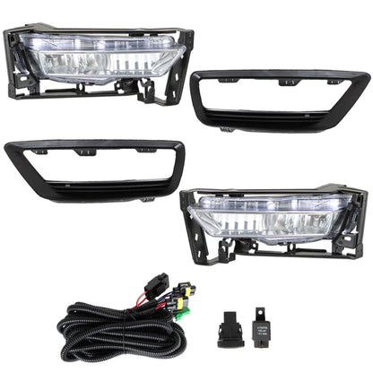 munirater Fog Lights Lamps+Switch+Wiring Kit For 2013-2015 Honda Accord RH&LH Side