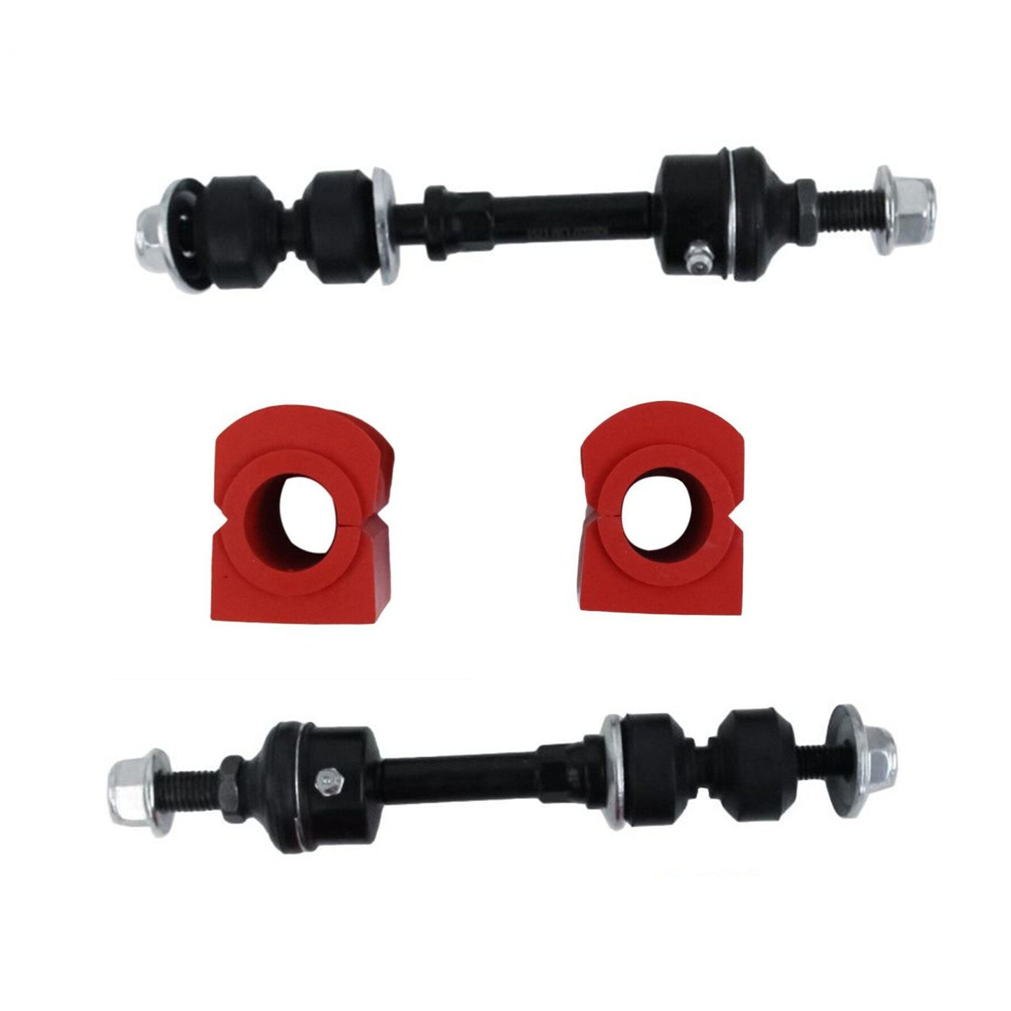 munirater 4-Pack Front Sway Bar Links & Bushings Replacement for 2005-2008 F150 K80337 K200331