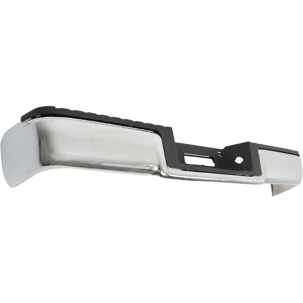 Chrome Rear Step Bumper for Ford F-150 2004-2006, without Sensor Holes, FO1103117