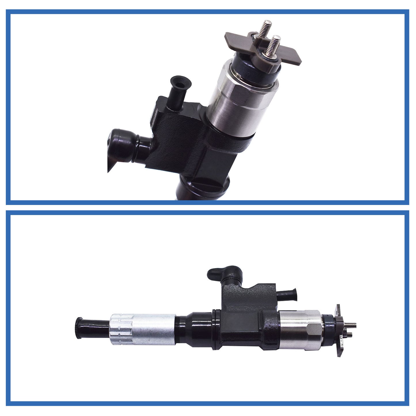 munirater 4-Pack Fuel Injectors Replaccement for 2001-2007 Isuzu NPR NPR-HD 4HK1 5.2L Diesel 095000-5471