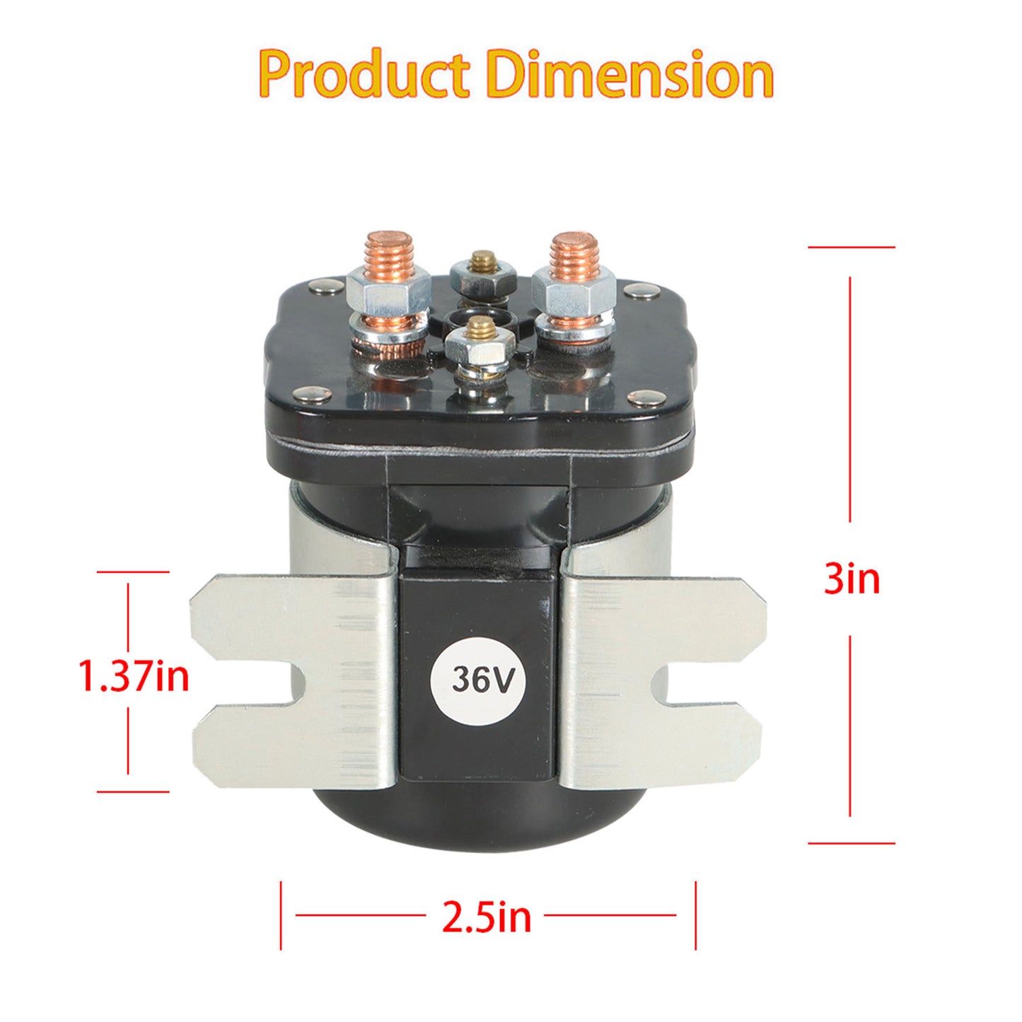 munirater 36V Golf Cart Solenoid Replacement for G4 G8 G9 G11 G16 1988-2005 DS Golf Carts 586-117111 20468-G1 586-906