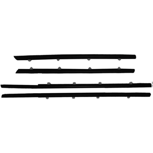 Rubber Window Weatherstrip Kit for 2012-2015 Honda Civic, 4-Piece