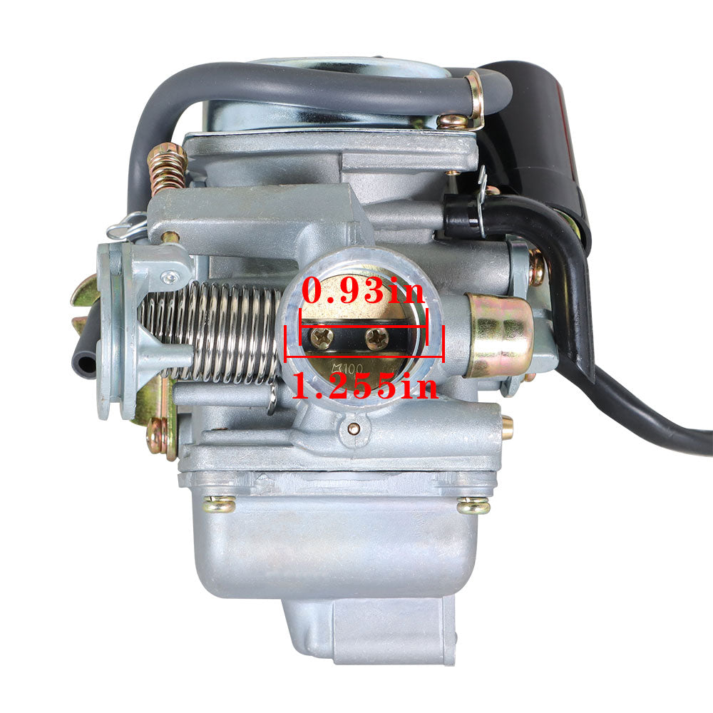 26mm Carburetor Kit with Air Filter and Intake Boot for GY6 150cc ATVs