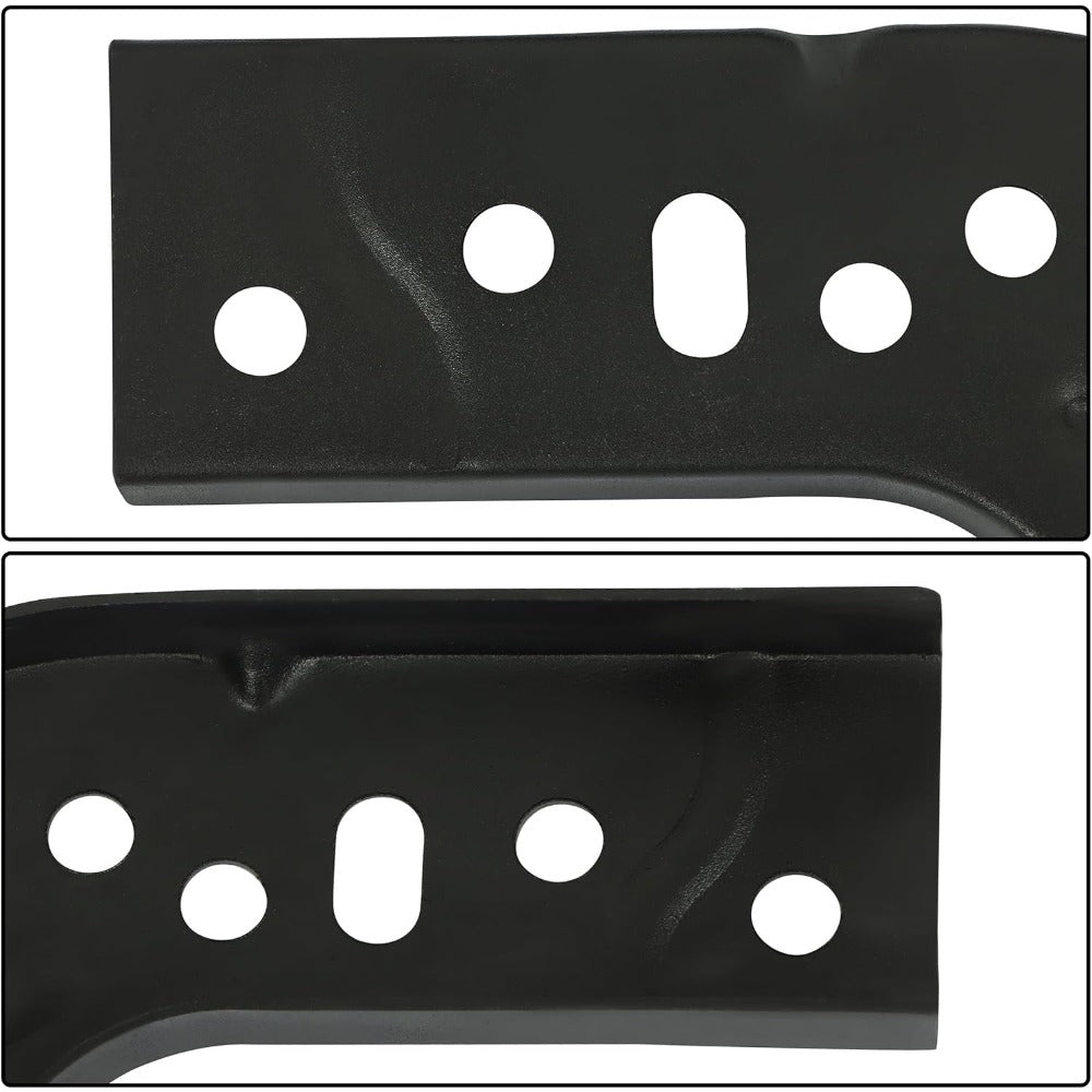 Black Steel Rear Step Bumper Assembly for Toyota Pickup DLX 1989-1995