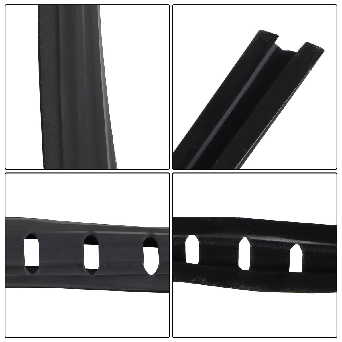 Door & Window Weatherstrip Seal Kit for Jeep CJ7 & Wrangler YJ, 10-Piece