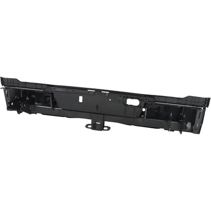 Black Rear Step Bumper for Toyota Tundra 2022-2024, with Sensor Holes, for Tow-Hitch Models, TO1103146
