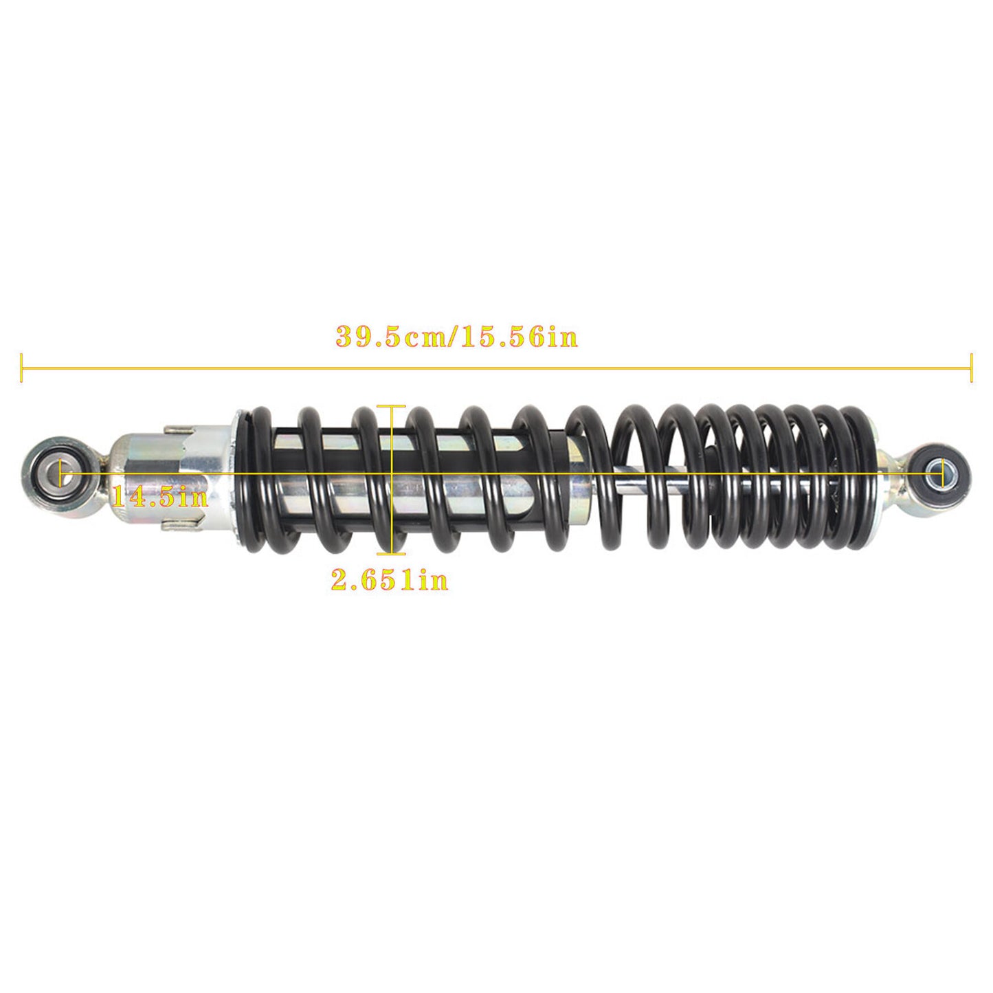 munirater 2 Pack Black 14.5in Front Shocks Absorber 3GG-23350-20-36 Replacement for Banshee 350 1987-2006