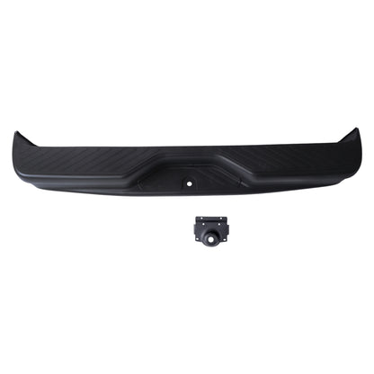Steel Rear Bumper Assembly Black Replacement for E150 1992-2014 Replacement for E250 1992-2014 Replacement for E350 1999-2014