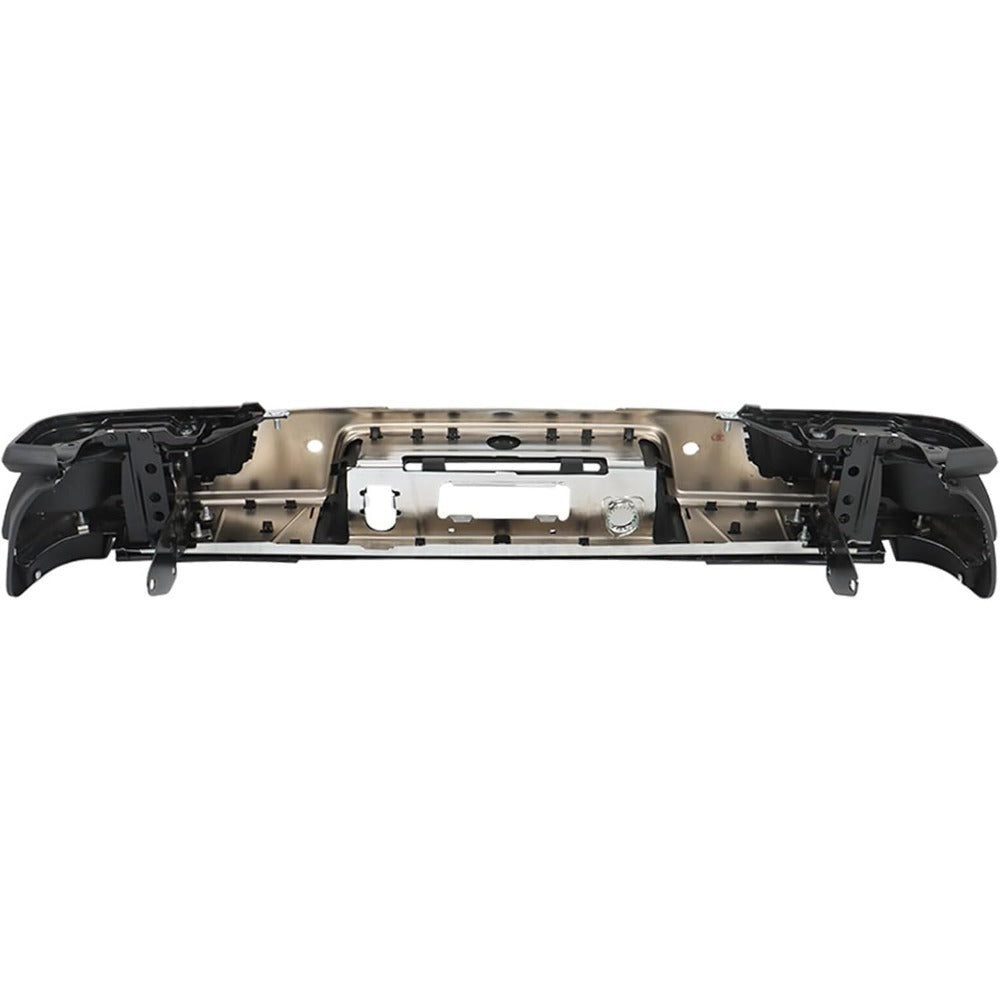Chrome Rear Bumper Assembly for Chevrolet Colorado & GMC Canyon 2019-2021, with Sensor Holes