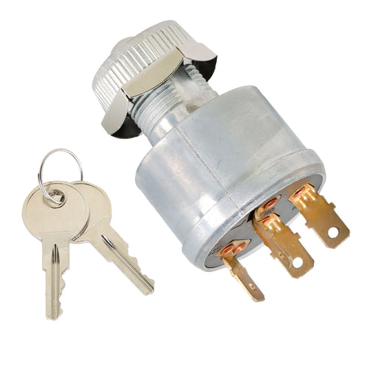 munirater Golf Cart Ignition Switch and Key Stater Switch Replacement for 1981-Up Golf Carts 33639-G01