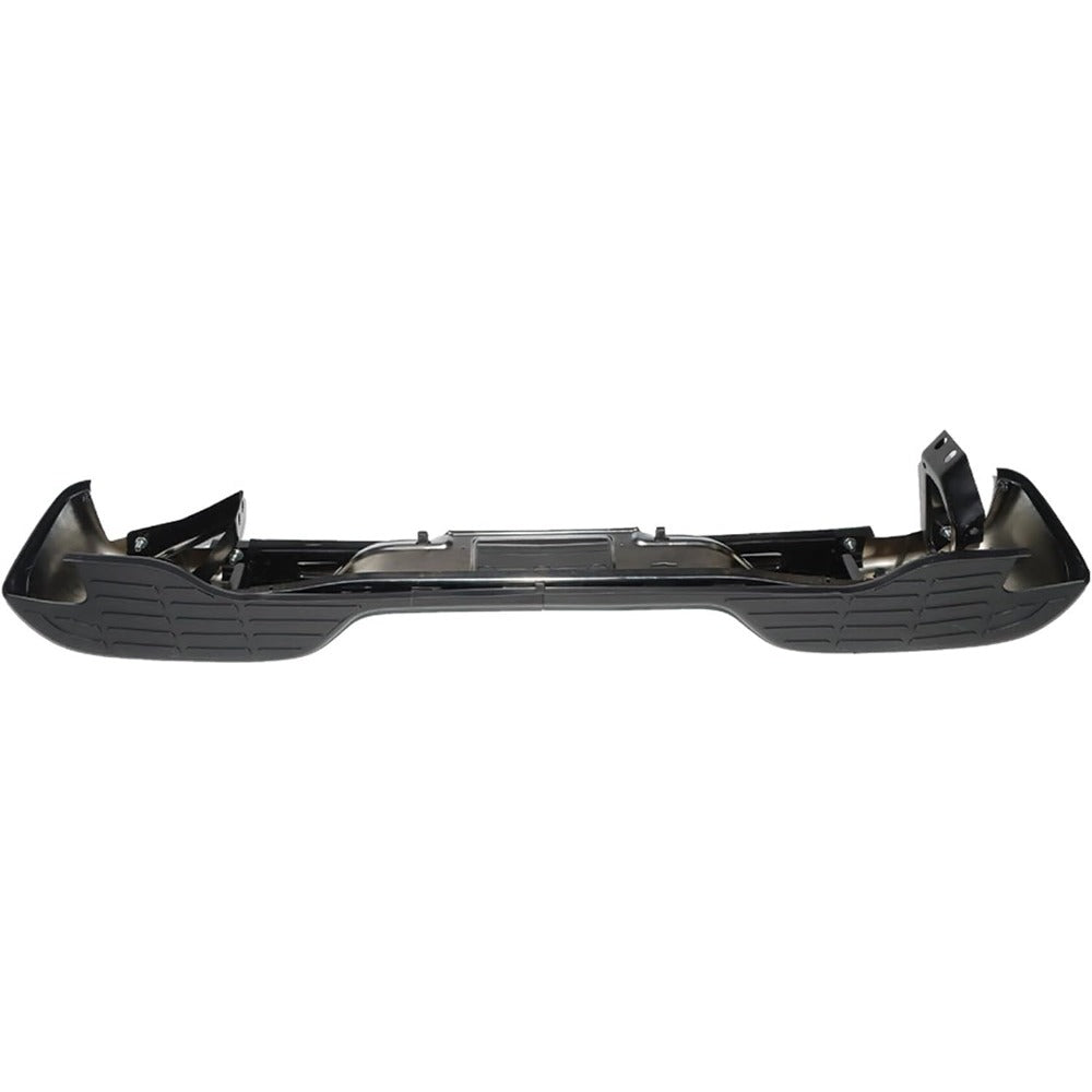 Black Steel Rear Step Bumper Assembly for Chevrolet Tahoe & GMC Yukon 2000-2006, GM1101115