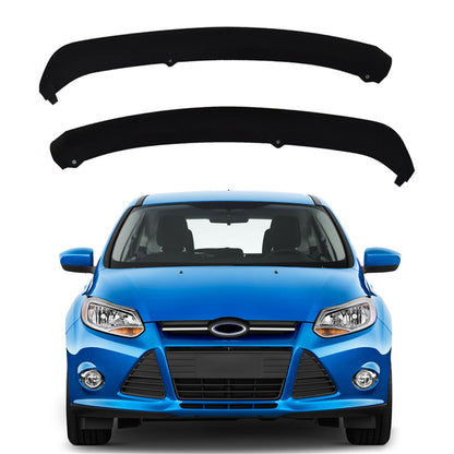 munirater Front Bumper Spoiler Lip Air Chin Splitter Replacement for Focus Sedan/Hatchback 2012 2013 2014 Bumper Valance Deflector Panel Air Dam Left + Right FO1095244C