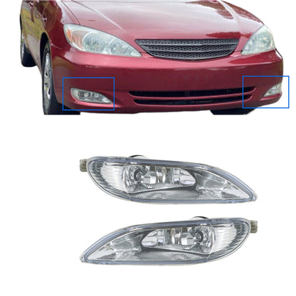 munirater Bumper Fog Lights Clear Lens Front Lamps FOR 2005-2008 Toyota Corolla