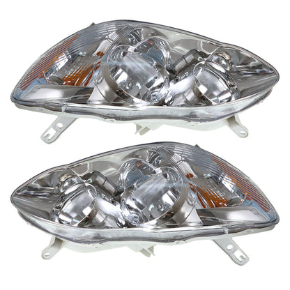 munirater Head Lamps Headlights Left+Right Replacement for 2003 2004 2005 2006 2007 2008 Corolla Clear