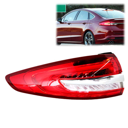 munirater Tail Light Rear Light Tail Lamp Clear Red LED Outer Driver Side Replacement for 2017-2020 Fusion