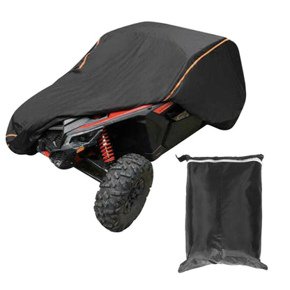 munirater UTV Storage Cover All Weather Oxford Storage Covers with Reflective Strips Replacement for Can Am Maverick X3 RS 2015-2021 Protects SxS Wind-Proof from Sun Snow Rain